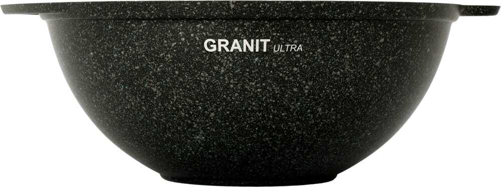 Казан 3,5л для плова Kukmara Granit Ultra original  крышка стекло кго37а
