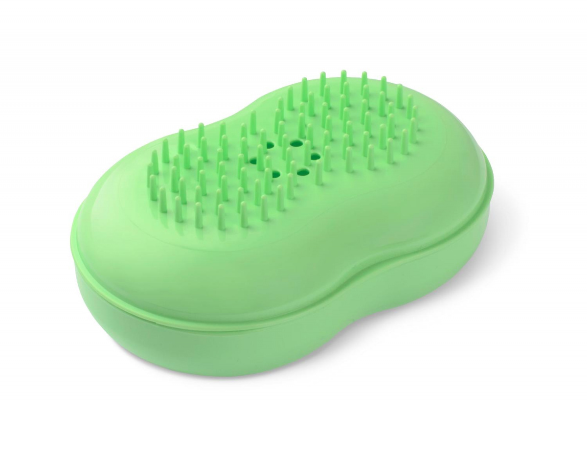 Мыльница закрытая [ВОЯЖ] со щеткой С13 