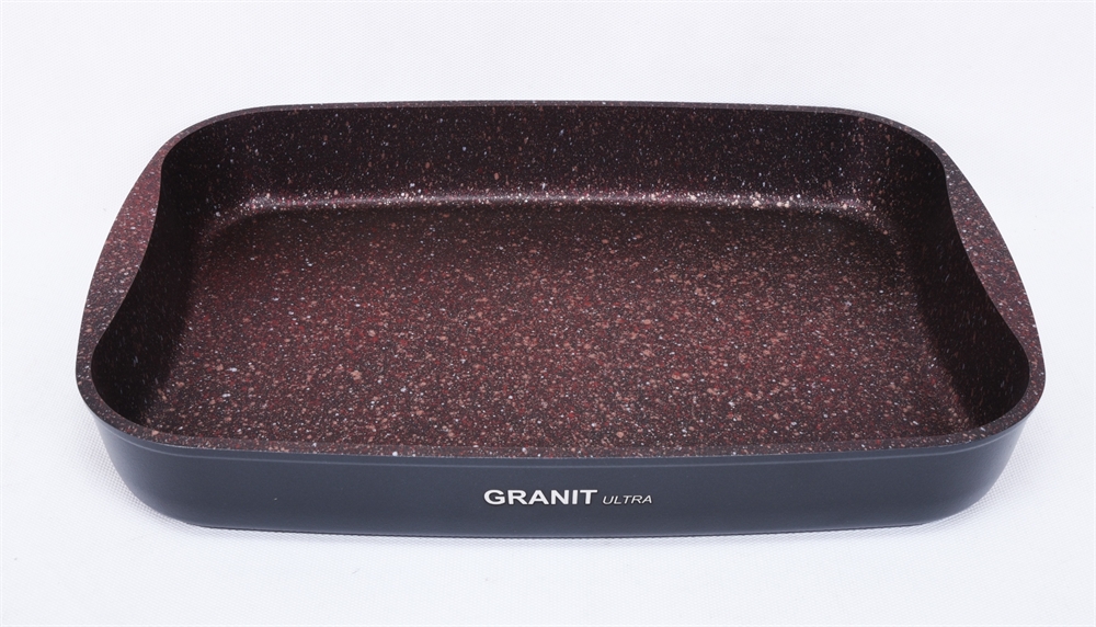 Противень 400*295*50мм Granit Ultra а/п red пга03а
