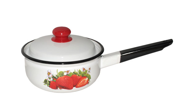 Ковш 1,5л с крышкой с деколью 