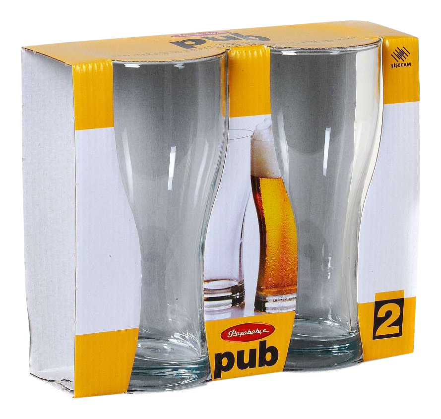 Бокалы для пива 2шт 500мл PUB 42477B Pasabahce 