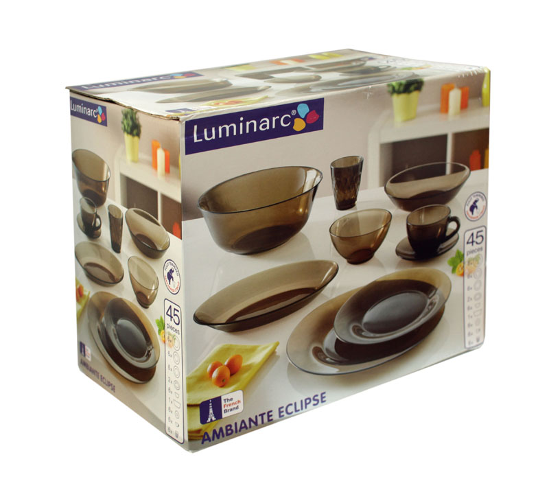 Столовый сервиз Luminarc 45пр. АМБЬЯНТЕ ЭКЛИПС Столовый сервиз Luminarc 45пр. АМБЬЯНТЕ ЭКЛИПС