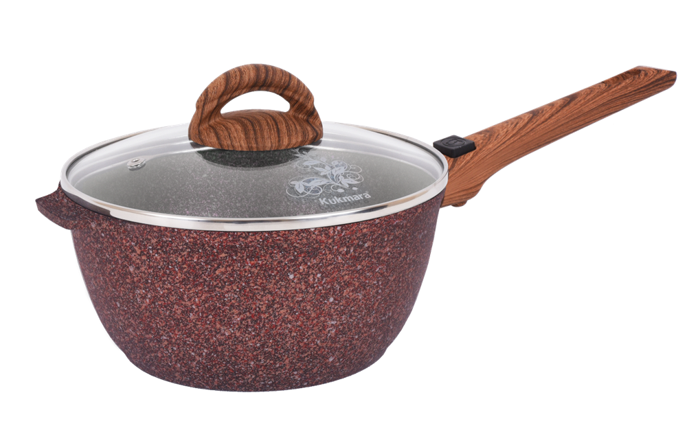 Ковш 2,2л Kukmara АП red Granit Ultra ст/кр съем.руч (кга0225а) 