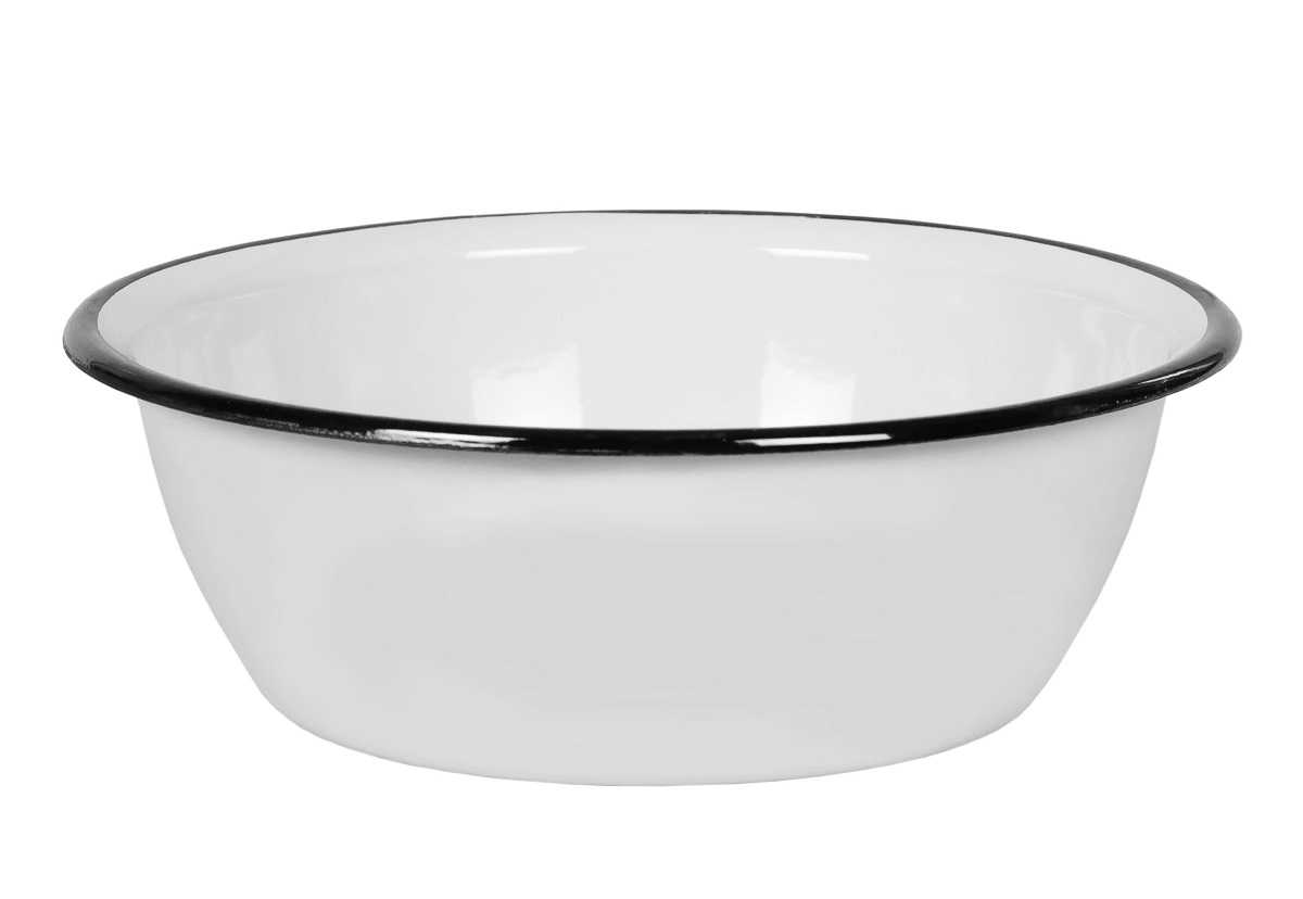 Миска 3,5л без рисунка белая 2с9