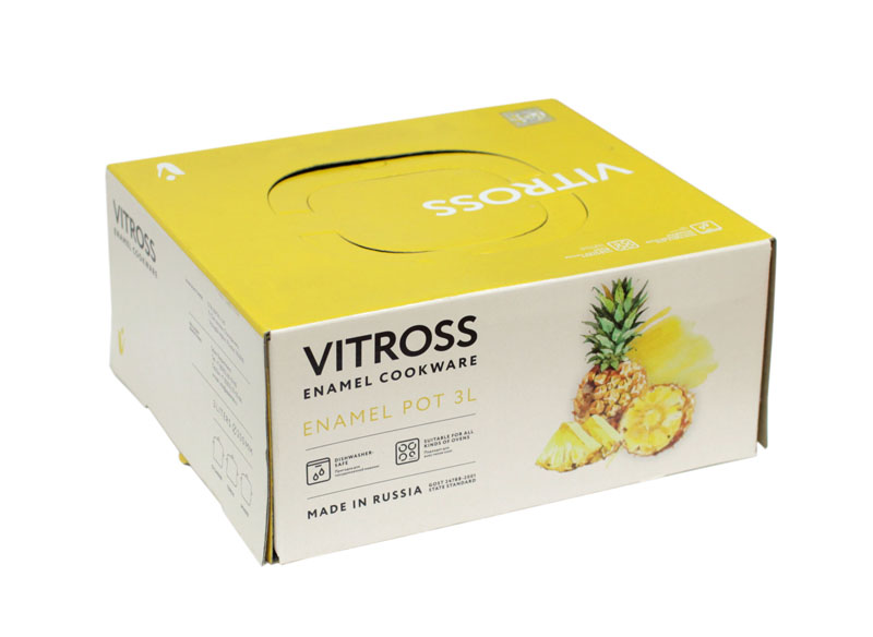 Кастрюля 3,0л Фернанда глубокая Vitross Кастрюля 3,0л Фернанда глубокая Vitross