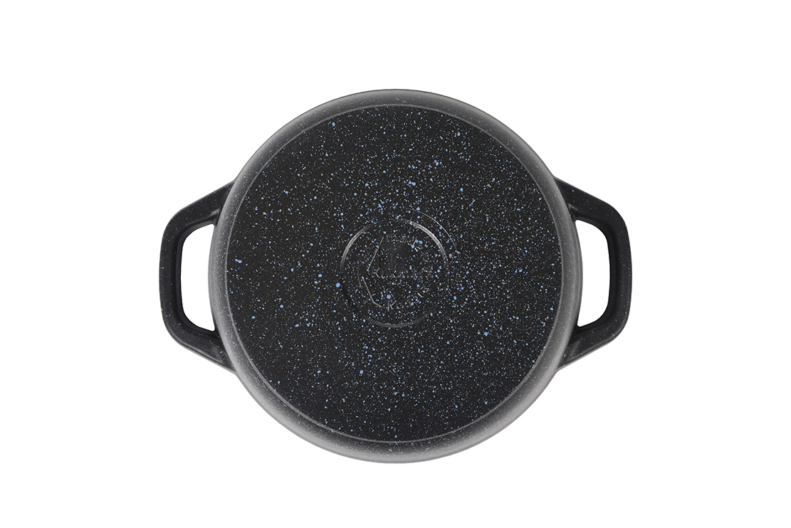 Кастрюля 2,5л Granit ст/кр а/п black кгч25а
