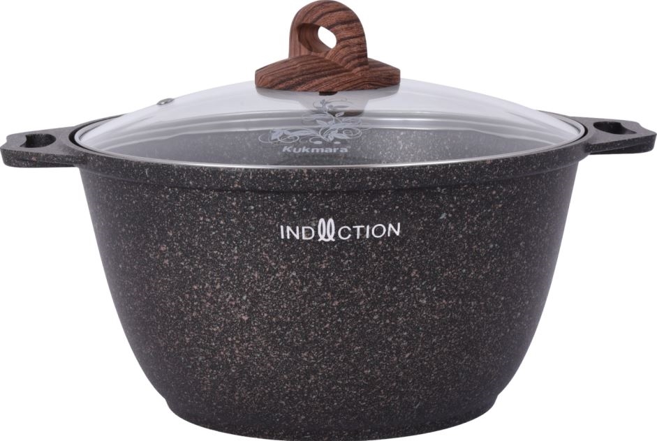Кастрюля 2,0л Kukmara Granit Ultra Induction original с крышкой 