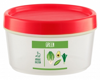 Банка СВЧ 0,50л круглая [VITALINE] РОЗА